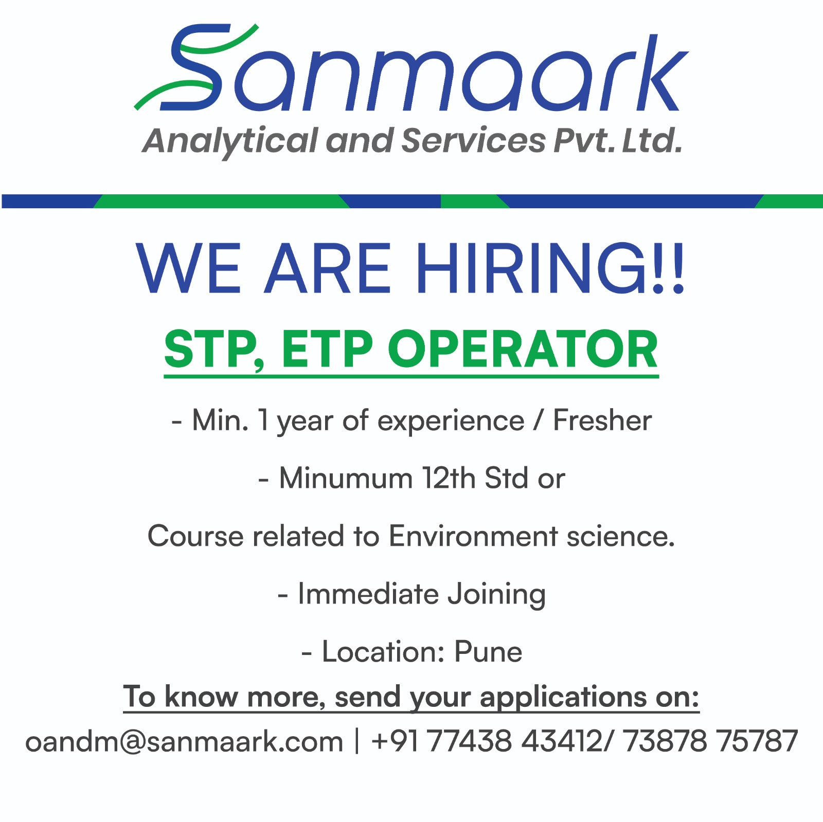Vacancy opening 3